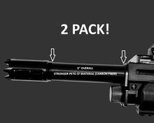 Load image into Gallery viewer, NEW EXCLUSIVE! HSA TIGHT BORE BARREL EXTENSIONS GEN2 FOR TX68, HDX 68, TB68, TC68, P2P DEFENSOR 68C HDC - Length 5 Inch Each | 22x1.5 thread | 2 PACK!