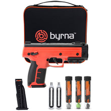 Load image into Gallery viewer, BYRNA LE LAUNCHER - LESS-LETHAL PISTOLS HOME/SELF DEFENSE Universal Kit (ORANGE/BLACK)