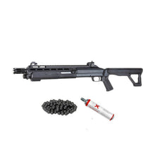 Load image into Gallery viewer, T4E HDX MAXIMUS .68 CAL. 88g Co2 VERSION UP TO 550-650+ FPS 50+JOULES DEVASTATING POWER CUSTOM HOME DEFENSE EDITION PUMP ACTION SHOTGUN!