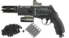 Load image into Gallery viewer, *HSA EXCLUSIVE* T4E HDR / TR50 GEN2 MINI-TERMINATOR! POWERFUL CUSTOM HOME DEFENSE W/ MUZZLE FLASH SIMULATOR - UP TO 550-630+fps 22-24+JOULES VERSION REVOLVER .50 Cal. - PACKAGE!