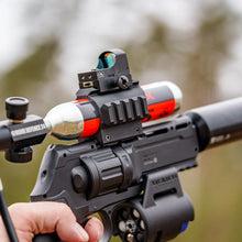 Load image into Gallery viewer, BOTTLE CLAMP For 88g / 90g Co2 External Cartridge | WITH 3x Picatinny Rails | For HDR50 | HDR68 | HDB68 | And More