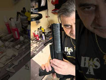 Load and play video in Gallery viewer, ** NEW ** HSA INTRUBUSTER GEN2 MAX PAIN 10" .685 TIGHT BORE BARREL EXTENSION W/ HSA EXCLUSIVE QD COMPENSATOR WITH FULL LENGTH BOTTOM RAIL - COMBO!