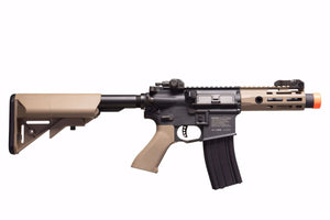 NEW Elite Force M4 CQCX M-LOK W/Built-In EYETrace and Smart Mosfet - BLK/FDE Airsoft AEG Rifle!