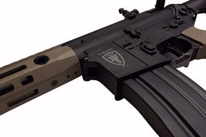 NEW Elite Force M4 CQCX M-LOK W/Built-In EYETrace and Smart Mosfet - BLK/FDE Airsoft AEG Rifle!