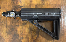 Load image into Gallery viewer, NEW! HSA AR STYLE STOCK FOR 13ci OR ANY 2" DIAMETER HPA TANK - TOOLLESS ADJUSTABLE FREE FLOATING!

