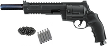 Load image into Gallery viewer, T4E HDR / TR68 GEN2 .68CAL W/ STEEL TUNING BARREL AND EXTENSION POWERFUL CUSTOM HOME DEFENSE - UP TO 550+fps 40+JOULES VERSION REVOLVER
