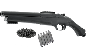 * NEW * T4E HDS / TS 68 GEN2 HOME DEFENSE EDITION - UP TO 34Joules / 500FPS Custom Double Barrel Shotgun .68cal w/ FREE 25 Rubber Balls + 5x 12gr. Co2 COMBO!