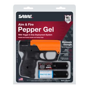 Sabre Red Aim & Fire Pepper Gel Gun MAXIMUM Strength