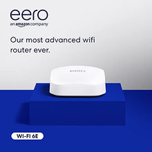 Load image into Gallery viewer, Certified Refurbished Amazon eero Pro 6E mesh Wi-Fi router | Fast and reliable gigabit + speeds | connect 100+ devices | Coverage up to 2,000 sq. ft. | 2022 release
