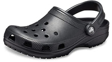 Load image into Gallery viewer, Crocs Unisex-Adult Classic Clogs (Best Sellers), Black, 10 Men/12 Women
