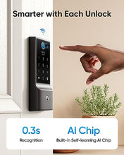 Load image into Gallery viewer, eufy Security Smart Lock C220, Fingerprint Keyless Entry Door Lock, Built-in Wi-Fi, App Remote Control, Front Door Smart Lock Deadbolt, 8Months Battery, Reliable Power, IP53 Waterproof, BHMA Grade 3
