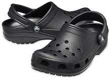 Load image into Gallery viewer, Crocs Unisex-Adult Classic Clogs (Best Sellers), Black, 10 Men/12 Women
