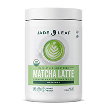 Load image into Gallery viewer, Jade Leaf Matcha Organic Cafe Style Sweetened Matcha Latte Premium Barista Crafted Mix - Sweet Matcha Green Tea Powder - Authentic Japanese Origin (1.1 Pound Tin)
