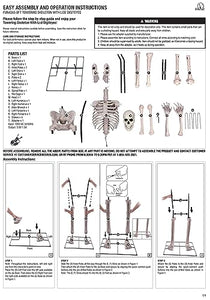 Animated 8 Foot Giant Skeleton Decoration - ST