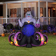 Load image into Gallery viewer, Gemmy 6 ft Tall Animated Projection Airblown Ursula Disney
