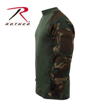 Load image into Gallery viewer, ROTHCO MILITARY COMBAT SHIRT - WOODLAND CAMO (L)
