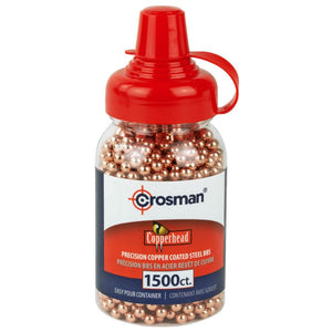 Crosman Copperhead .177 Caliber Precision Copper Coated Steel BBs (1500rnd bottle)