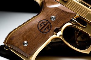 G&G GPM92 GP2 Walnut Wood Grip 20K GOLD