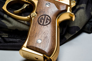 G&G GPM92 GP2 Walnut Wood Grip 20K GOLD