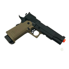 Load image into Gallery viewer, JAG Arms GM5 Black slide with Tan frame Gas Blow Back Pistol
